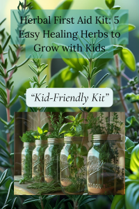“Herbal First Aid Kit: 5 Easy Healing Herbs to Grow with Kids”